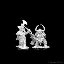 D&D Nolzur's Marvelous Miniatures: Dwarf Female Barbarian