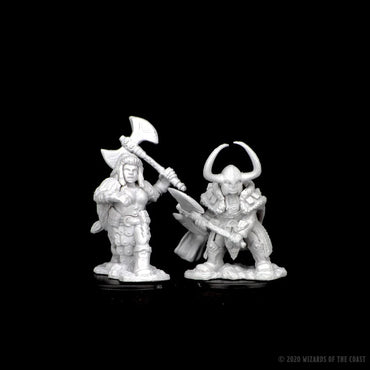 D&D Nolzur's Marvelous Miniatures: Dwarf Female Barbarian