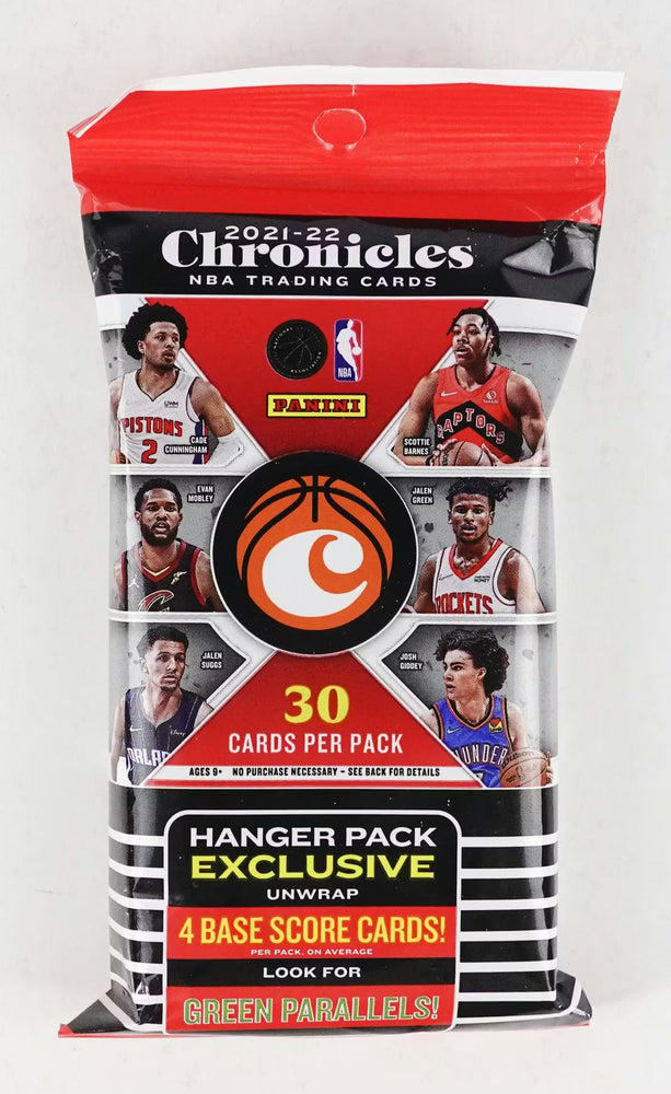 2021-22 Panini Chronicles Basketball 30-Card Fat Pack