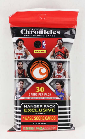 2021-22 Panini Chronicles Basketball 30-Card Fat Pack