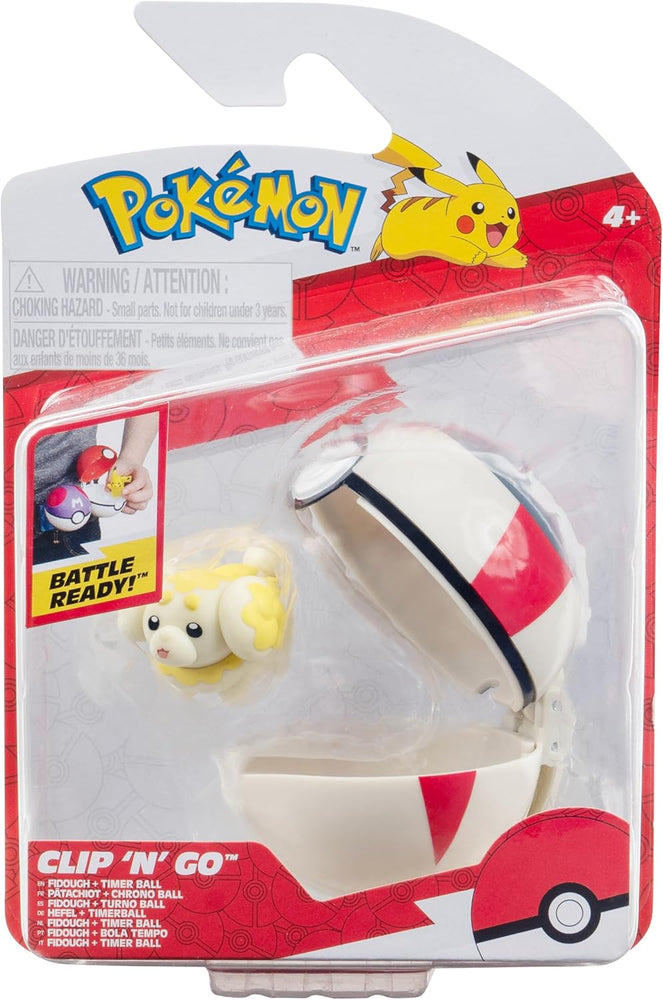 Pokemon Clip 'n' Go - Fidough + Timer Ball