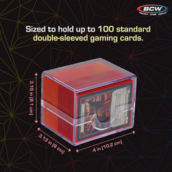 BCW SUPPLIES: SPECTRUM: PRISM DECK CASE: XANTHIC YELLOW