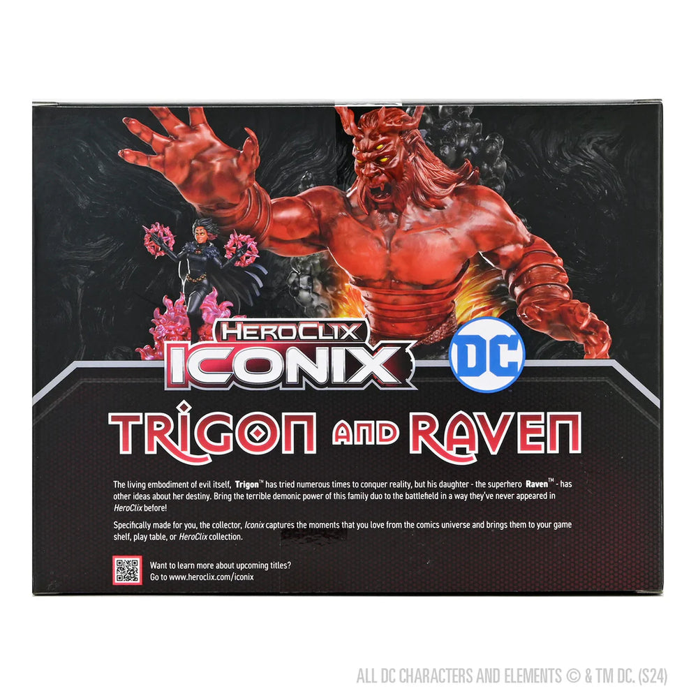 DC HeroClix Iconix: Trigon and Raven