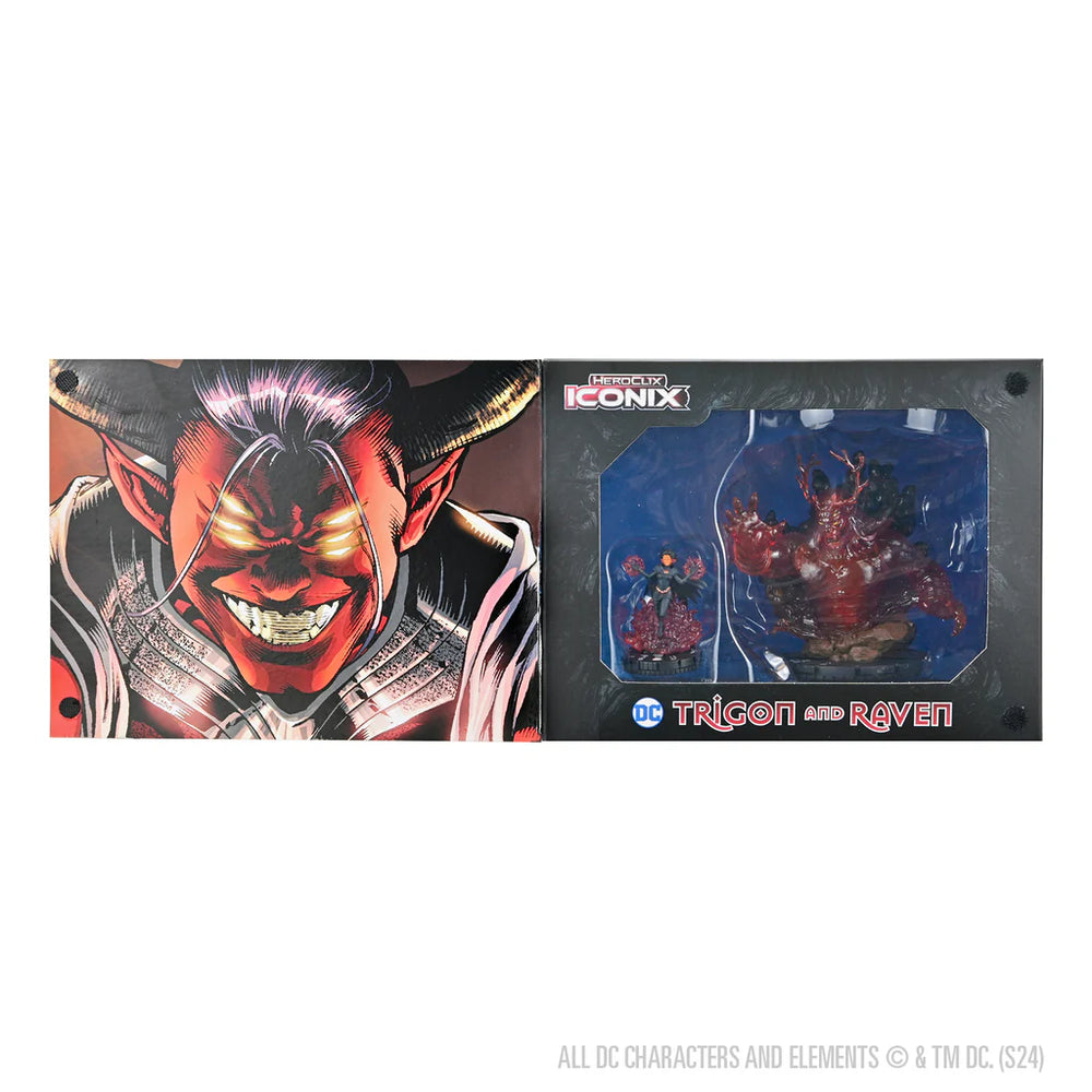DC HeroClix Iconix: Trigon and Raven