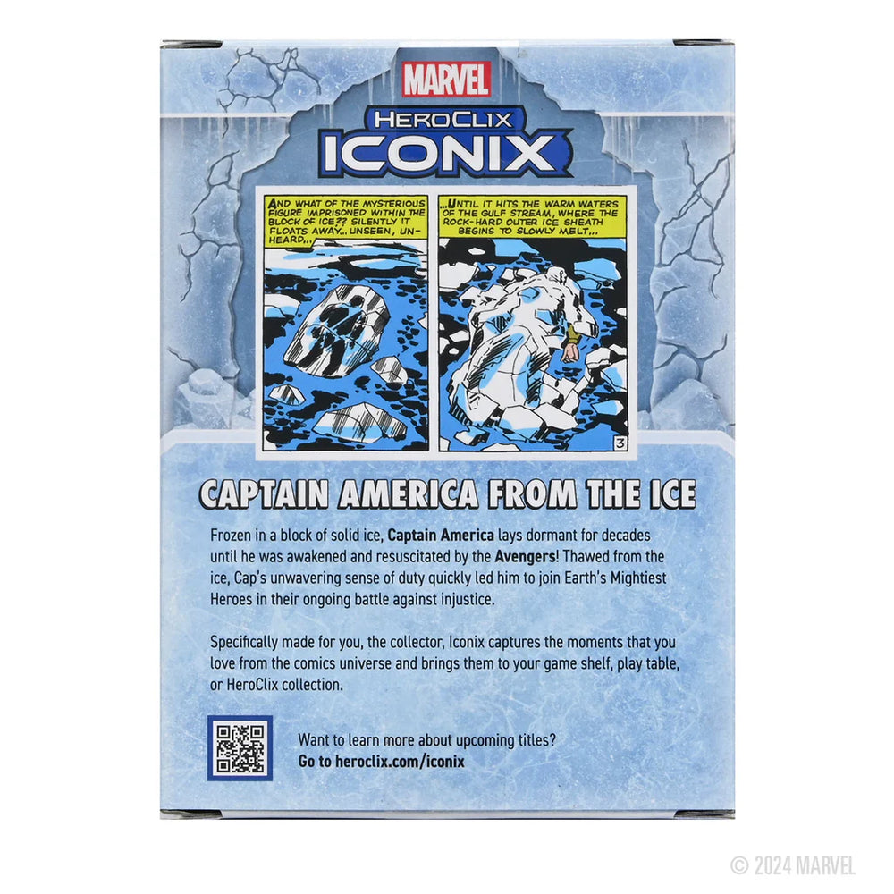 Marvel HeroClix Iconix: Captain America from the Ice