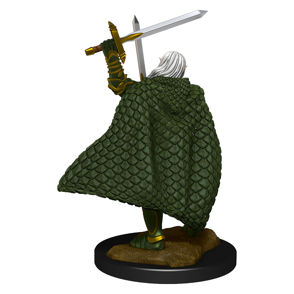 Pathfinder Deep Cuts Unpainted Miniatures: Elf Fighter Male