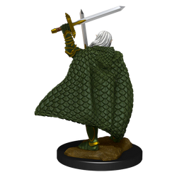 Pathfinder Deep Cuts Unpainted Miniatures: Elf Fighter Male