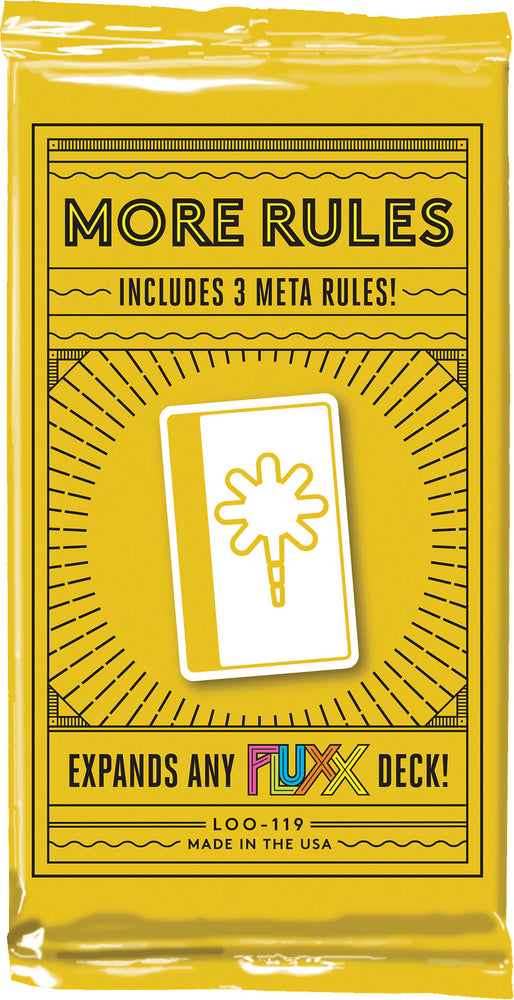 Fluxx: More Rules Expansion Deck