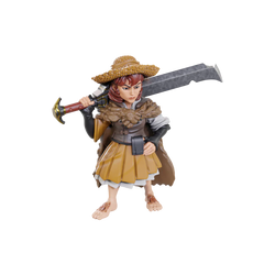 Pathfinder Deep Cuts: Female Halfling Magus Low-Level