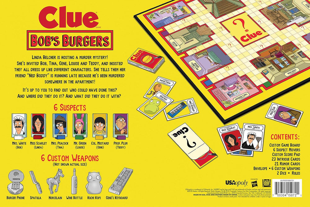 Clue: Bob's Burgers