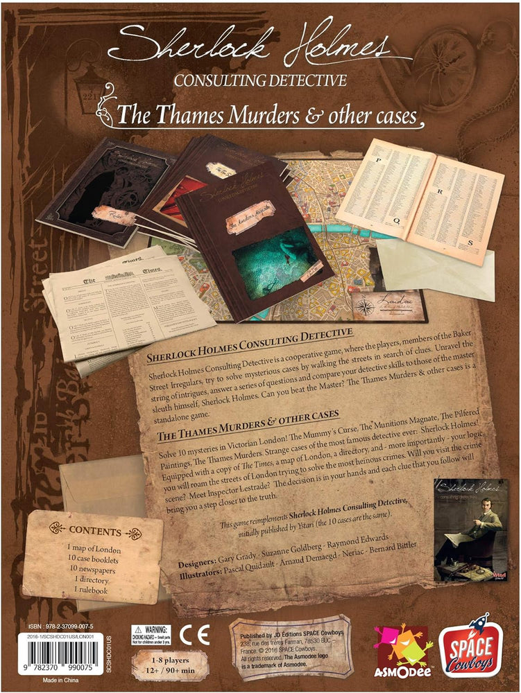 Sherlock Holmes: Consulting Detective - The Thames Murders & Other Cases