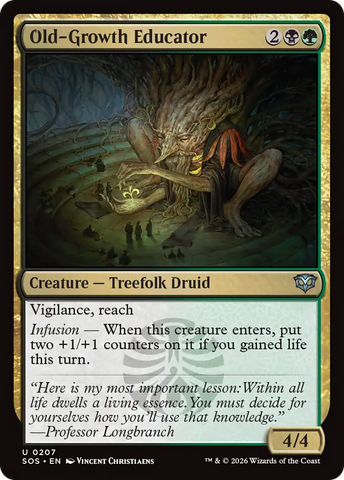 Old-Growth Educator [Secrets of Strixhaven]