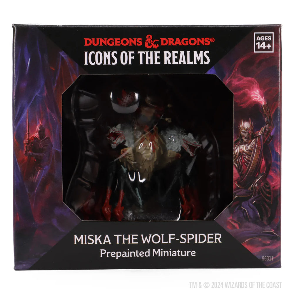 D&D: Icons of the Realms: Miska the Wolf Spider Boxed Miniature