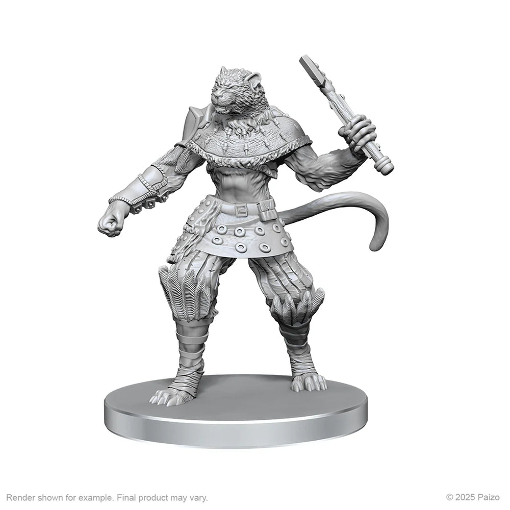 Pathfinder Battles Deep Cuts: Elf Hunter & Catfolk Bandit