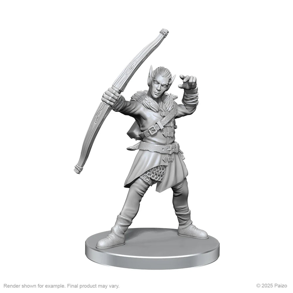 Pathfinder Battles Deep Cuts: Elf Hunter & Catfolk Bandit