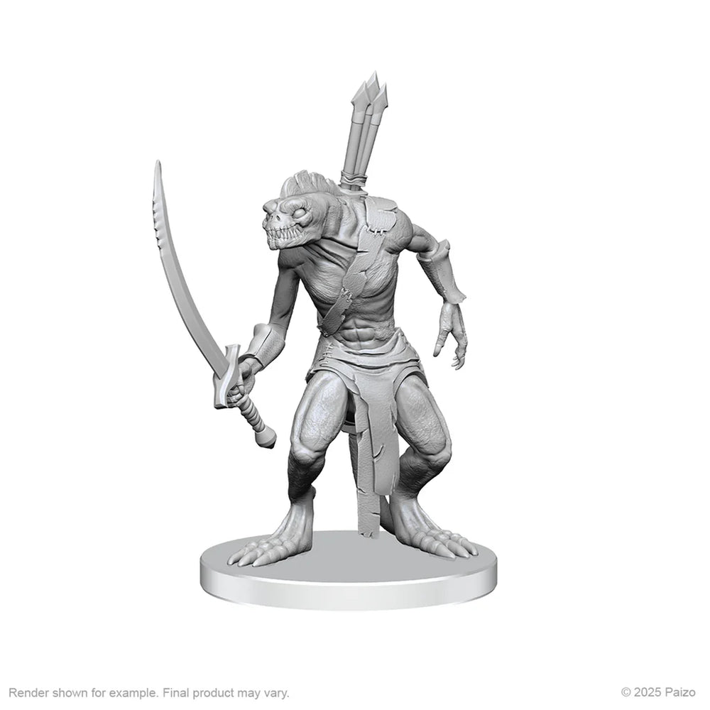 Pathfinder Battles Deep Cuts: Xulgath Skirmisher & Stoneliege