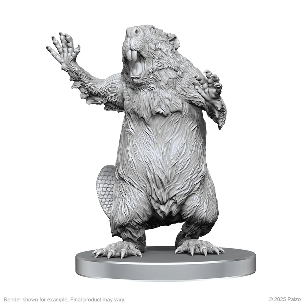 Pathfinder Battles Deep Cuts: Boggard Scout & Castoroides