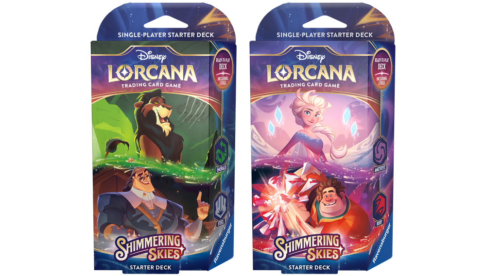 Disney Lorcana: Shimmering Skies - Starter Deck Set of 2