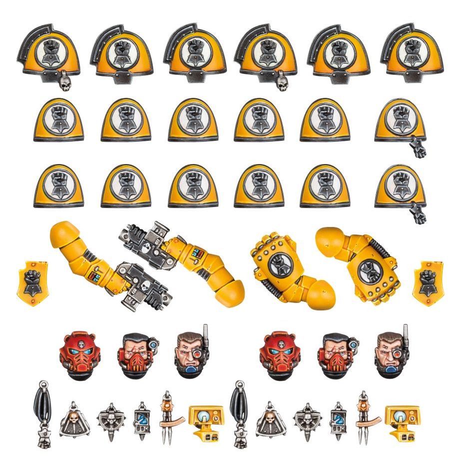 Warhammer 40k: Imperial Fists - Primaris Upgrades & Transfers (55-26)