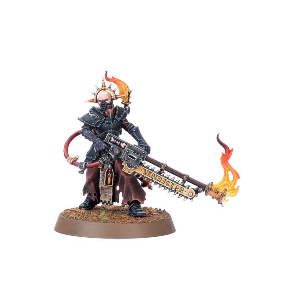 Warhammer 40k: Adepta Sororitas - Ministorum Priest with Vindictor (52-51)