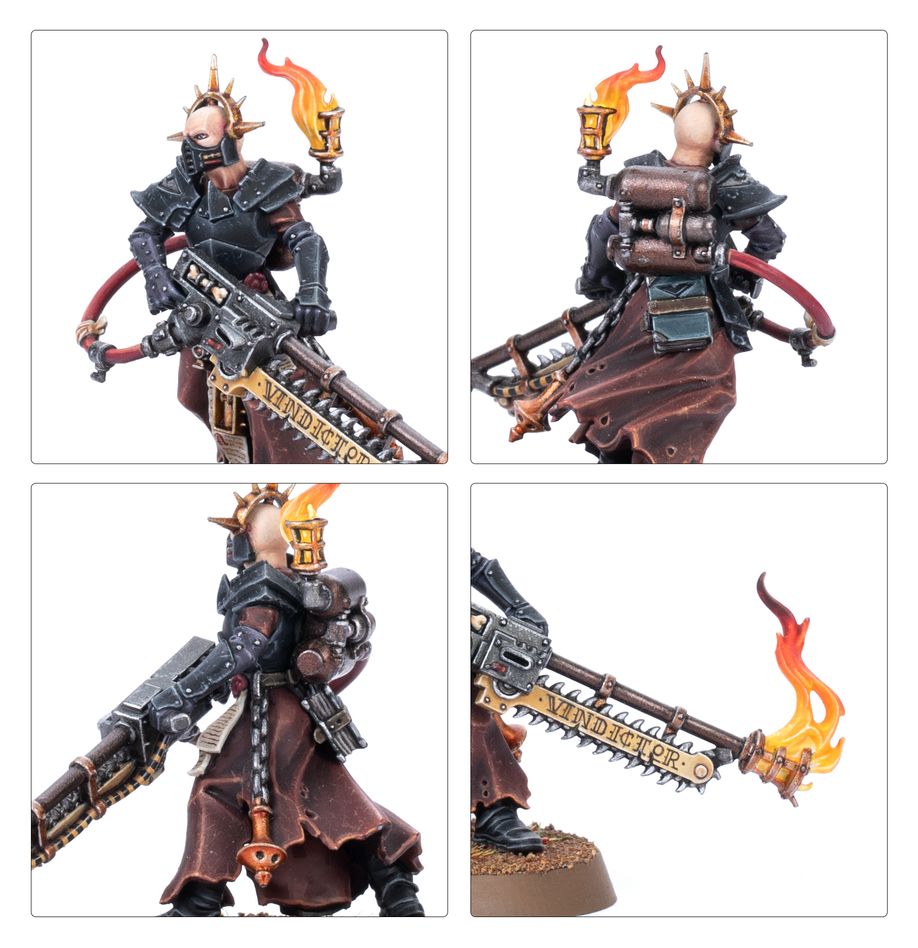 Warhammer 40k: Adepta Sororitas - Ministorum Priest with Vindictor (52-51)