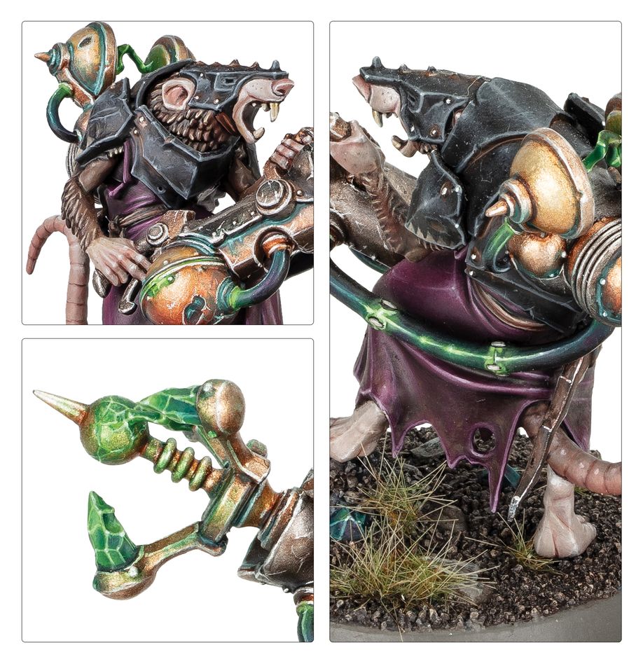 Warhammer Age of Sigmar: Skaven - Warlock Galvaneer (90-51)