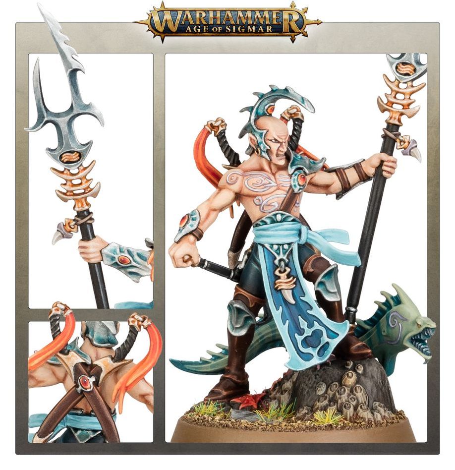 Warhammer Age of Sigmar: Idoneth Deepkin - Akhelian Thrallmaster (87-37)