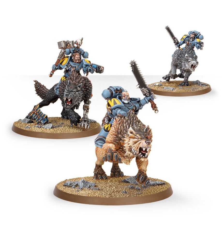 Warhammer 40k: Space Wolves - Thunderwolf Cavalry (53-09)