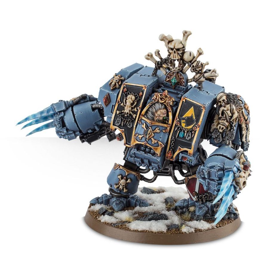 Warhammer 40k: Space Wolves - Venerable Dreadnought/Bjorn the Fell-Handed/Murderfang/Wulfen Dreadnought (53-12)