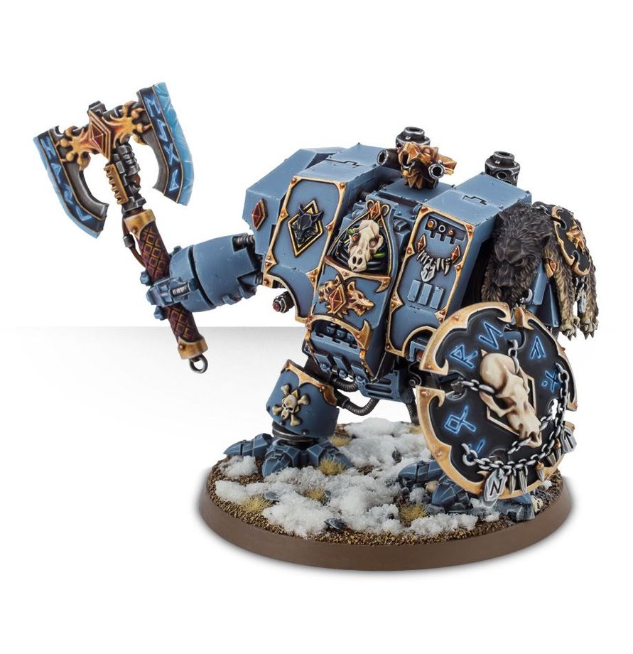 Warhammer 40k: Space Wolves - Venerable Dreadnought/Bjorn the Fell-Handed/Murderfang/Wulfen Dreadnought (53-12)