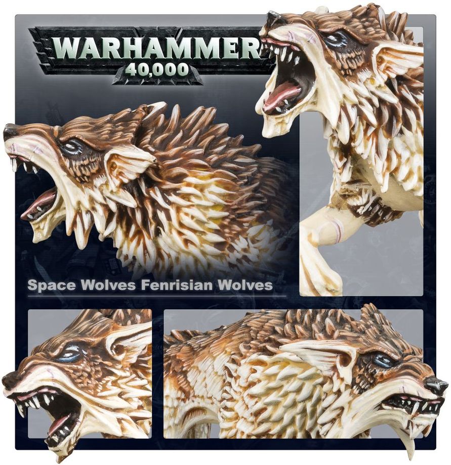 Warhammer 40k: Space Wolves - Fenrisian Wolves (53-10)