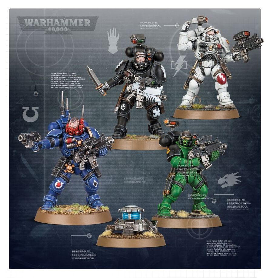 Warhammer 40k: Space Marines - Infiltrator/Incursor Squad (48-97)