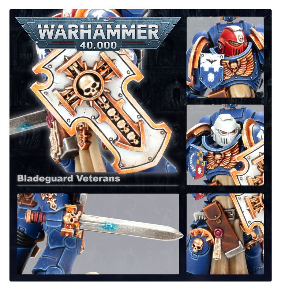 Warhammer 40K: Space Marines - Bladeguard Veterans (48-44)
