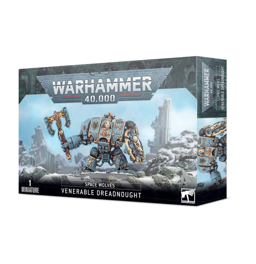 Warhammer 40k: Space Wolves - Venerable Dreadnought/Bjorn the Fell-Handed/Murderfang/Wulfen Dreadnought (53-12)