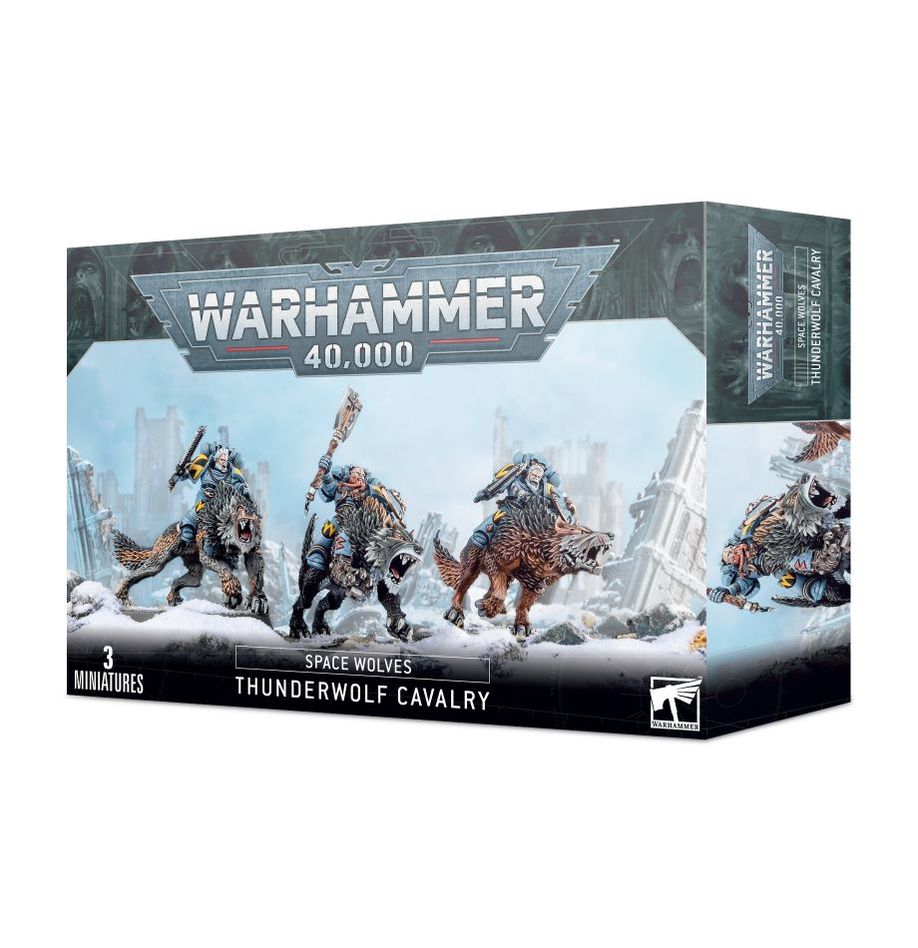 Warhammer 40k: Space Wolves - Thunderwolf Cavalry (53-09)