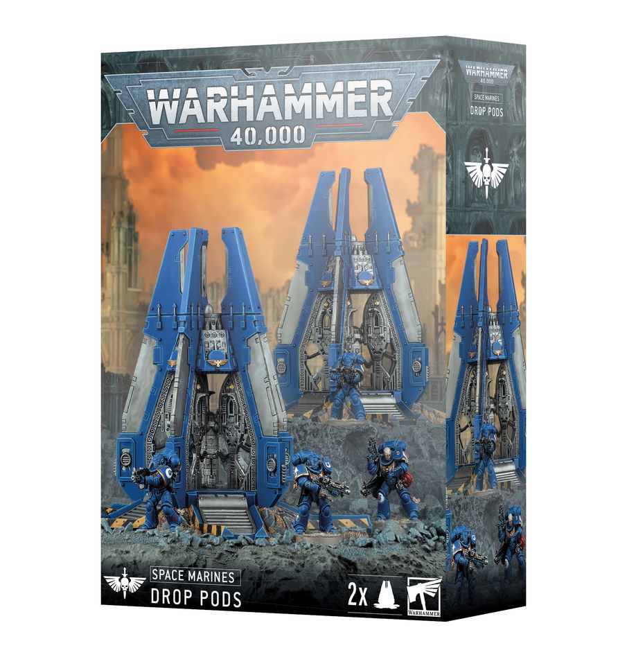 Warhammer 40k: Space Marines - Drop Pods (48-101)
