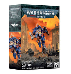 Warhammer 40k: Space Marines - Captain with Jump Pack and Relic Shield (48-102)