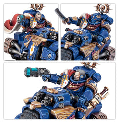 Warhammer 40k: Space Marines - Captain on Bike (48-113)
