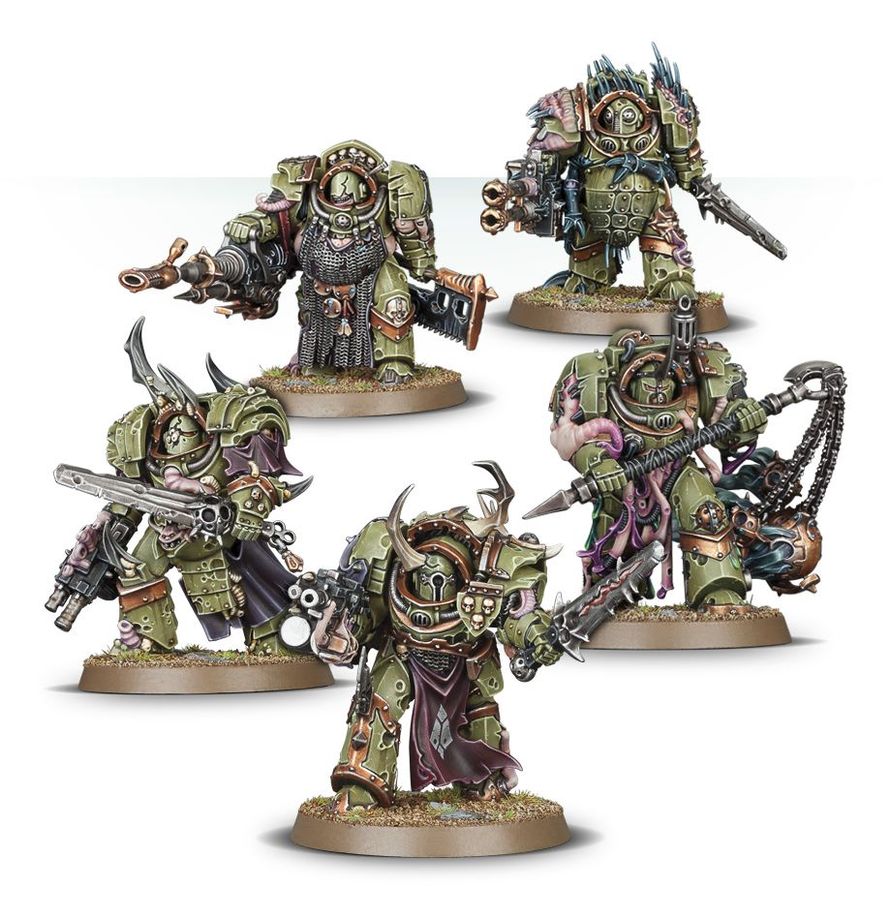 Warhammer 40k: Death Guard - Blightlord Terminators (43-51)