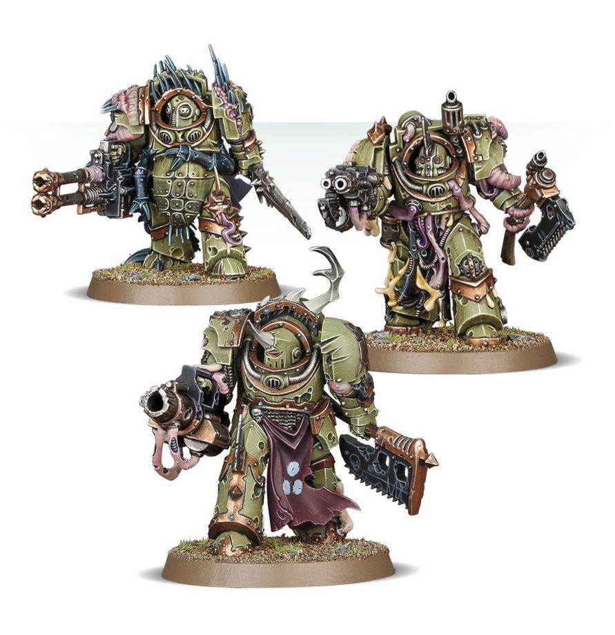 Warhammer 40k: Death Guard - Blightlord Terminators (43-51)