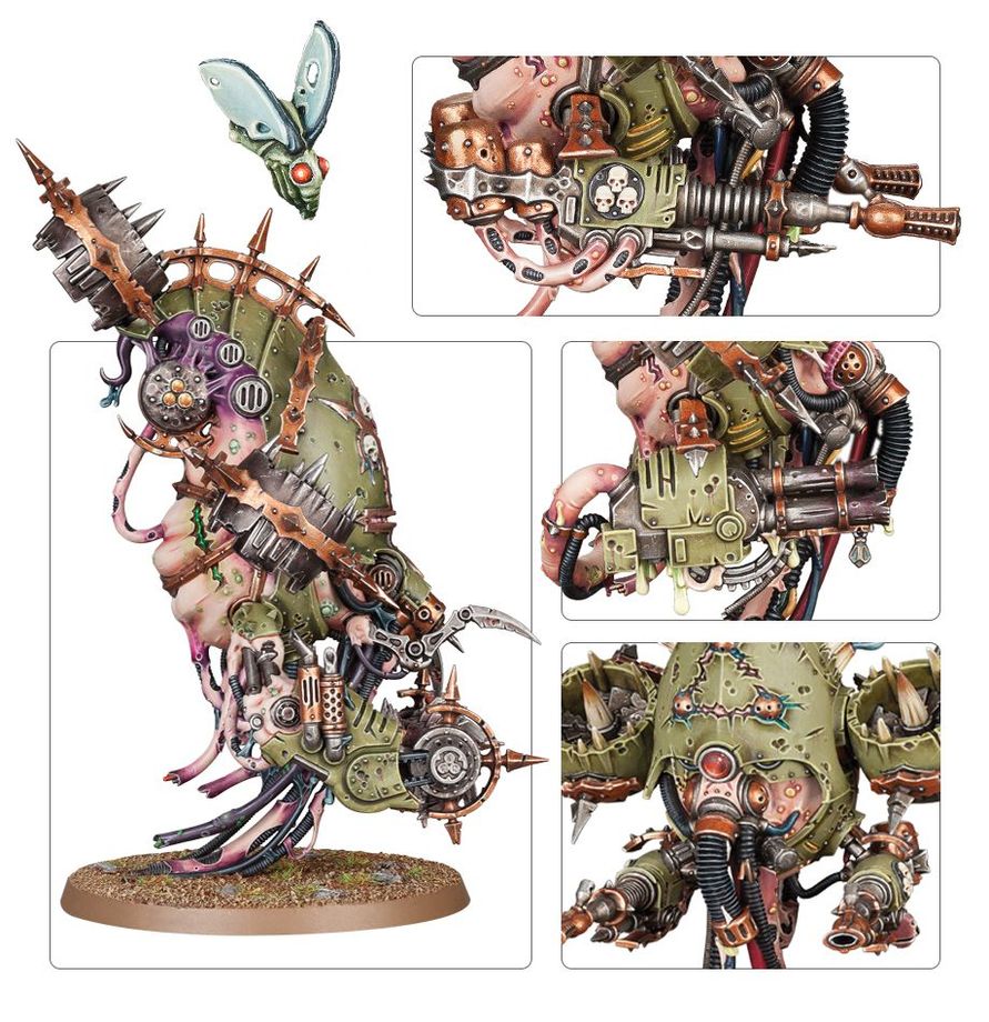 Warhammer 40k: Death Guard - Foetid Bloat-Drone (43-54)