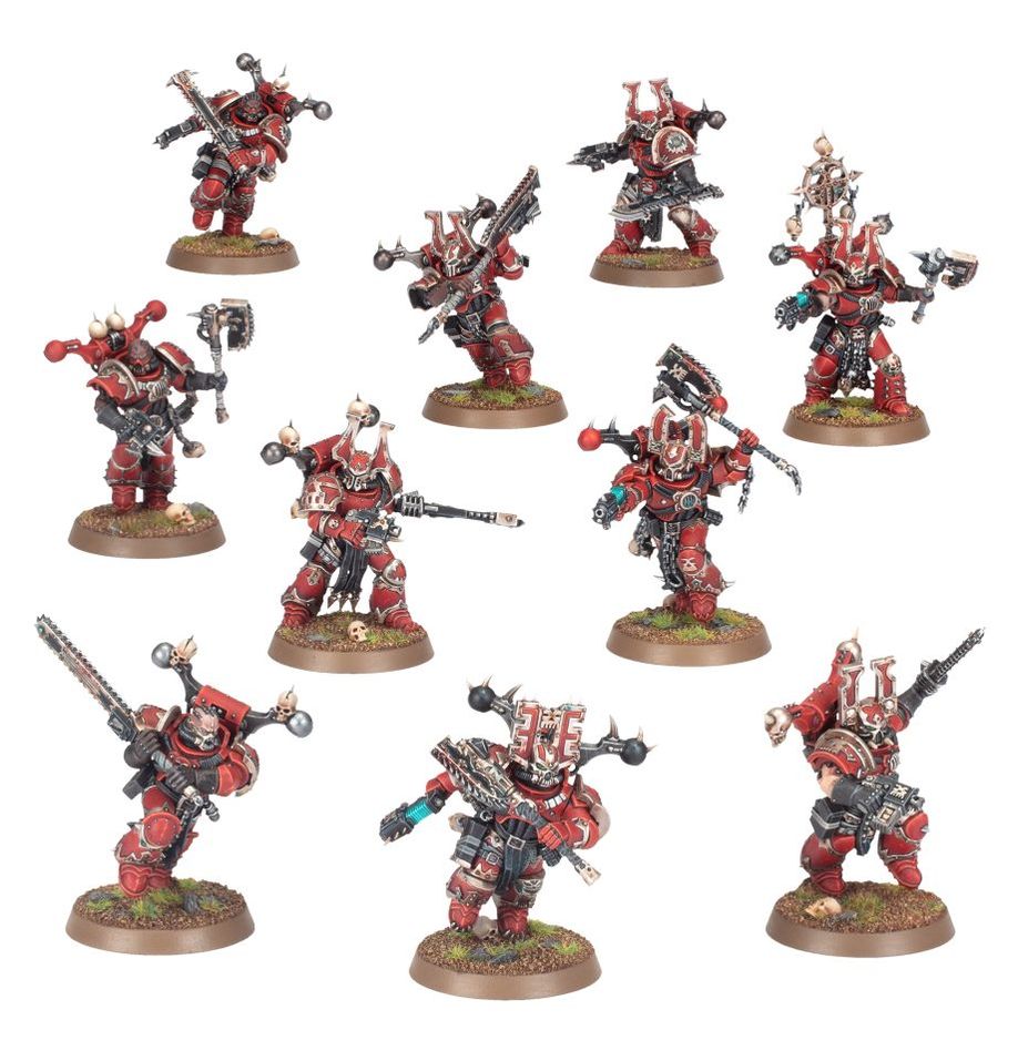 Warhammer 40k: World Eaters - Khorne Berzerkers (43-10)