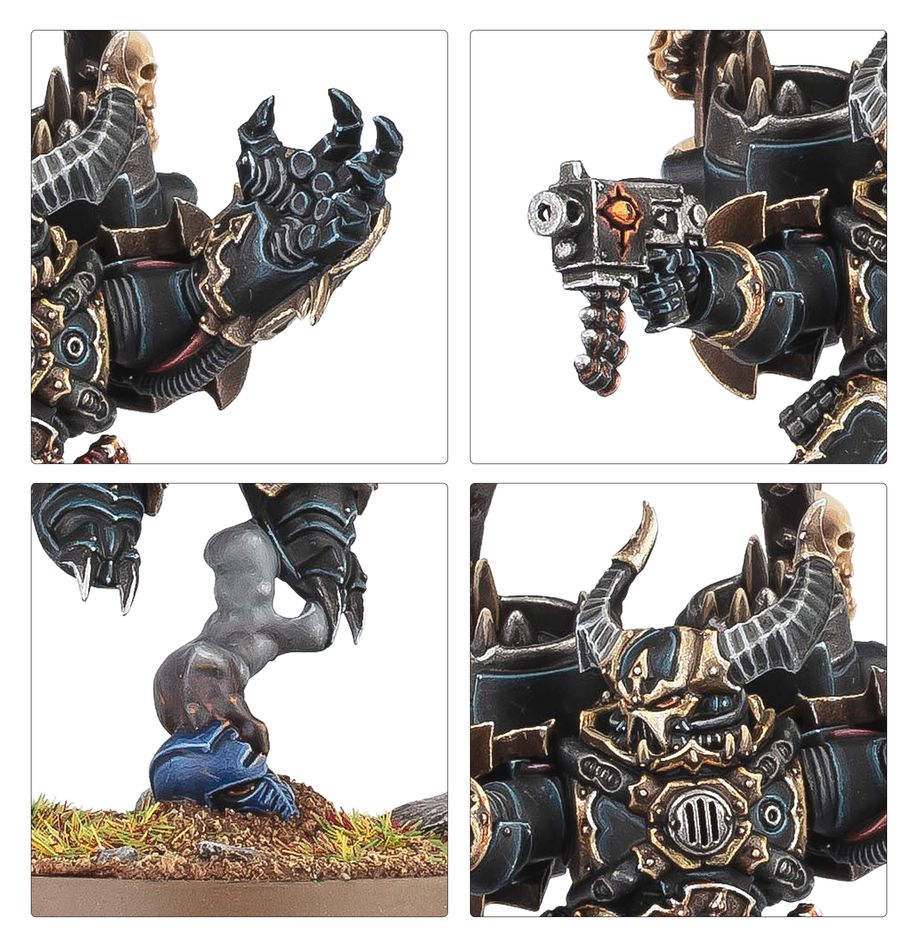 Warhammer 40k: Chaos Space Marines - Chaos Lord with Jump Pack (43-101)