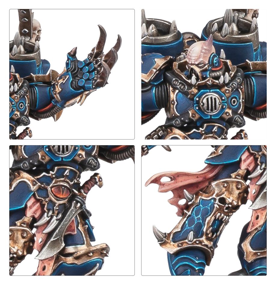 Warhammer 40k: Chaos Space Marines - Chaos Lord with Jump Pack (43-101)