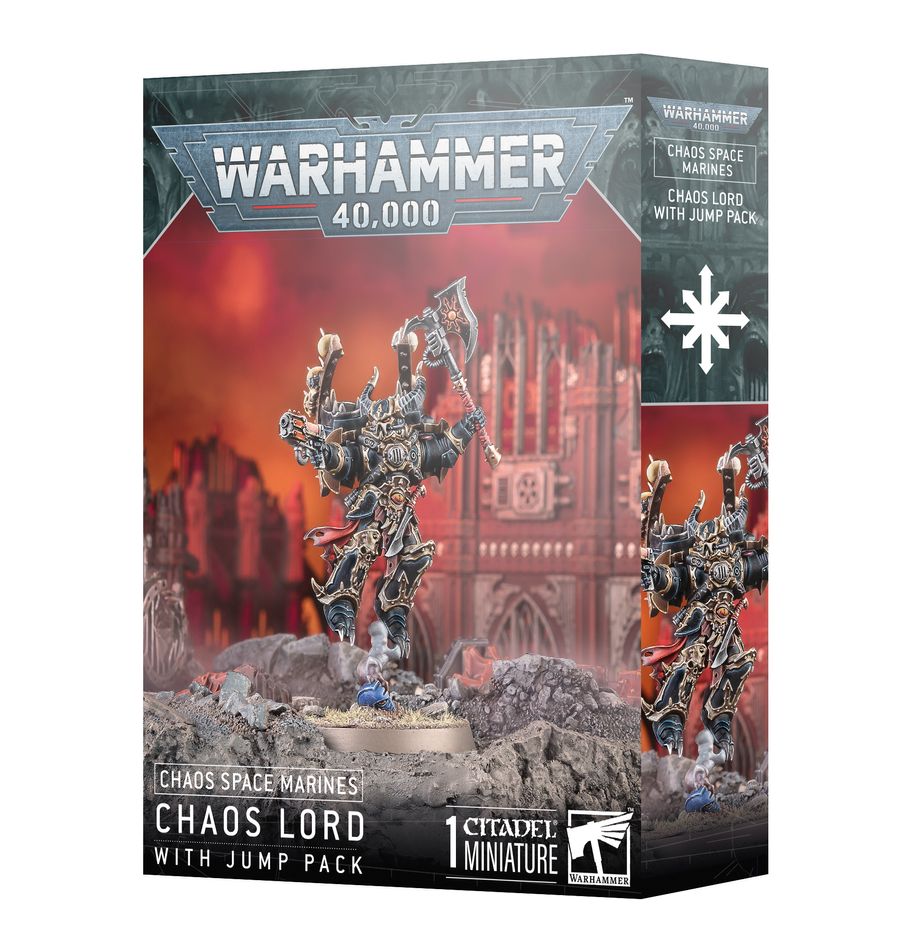 Warhammer 40k: Chaos Space Marines - Chaos Lord with Jump Pack (43-101)