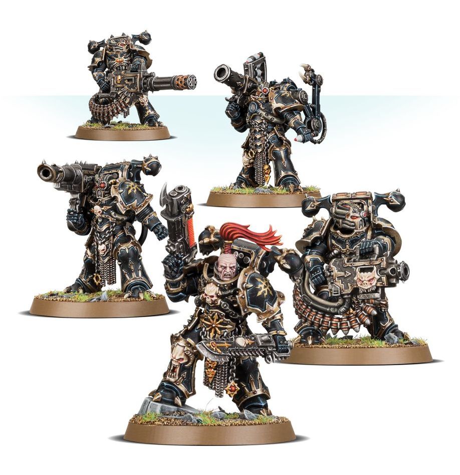 Warhammer 40k: Chaos Space Marines Battleforce - Hellforged Band (71-43)