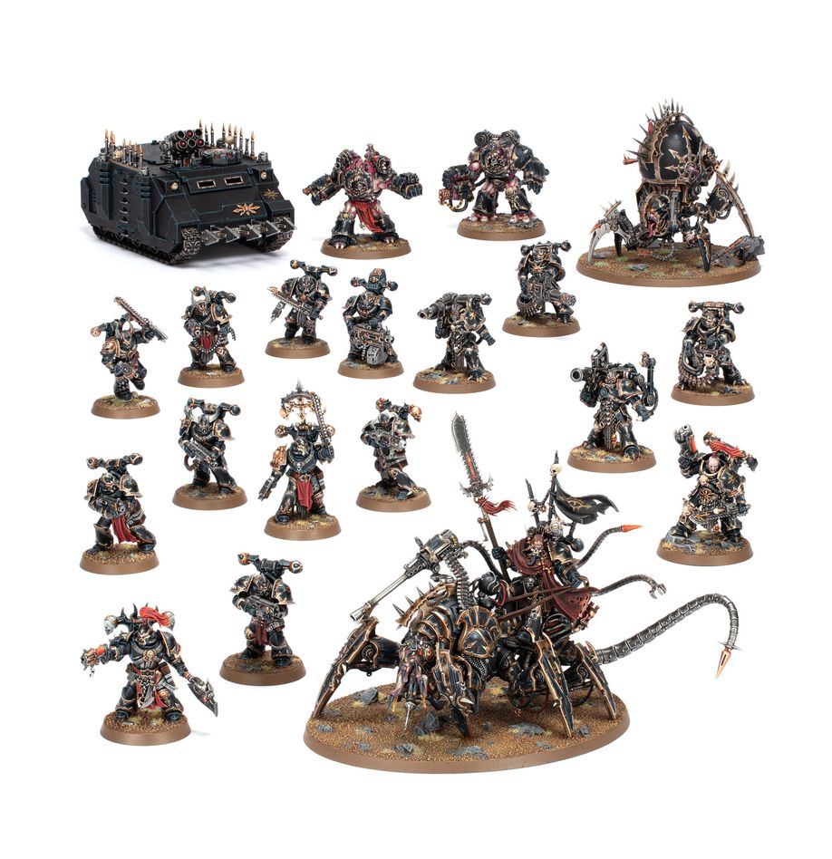 Warhammer 40k: Chaos Space Marines Battleforce - Hellforged Band (71-43)