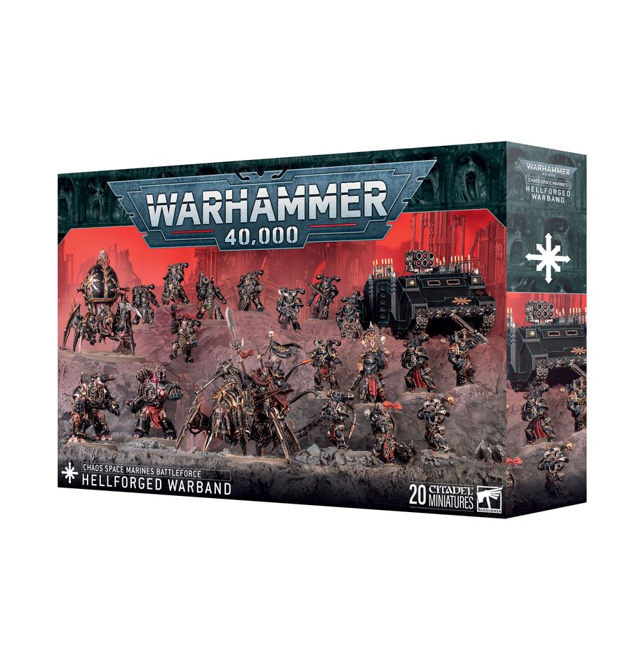 Warhammer 40k: Chaos Space Marines Battleforce - Hellforged Band (71-43)