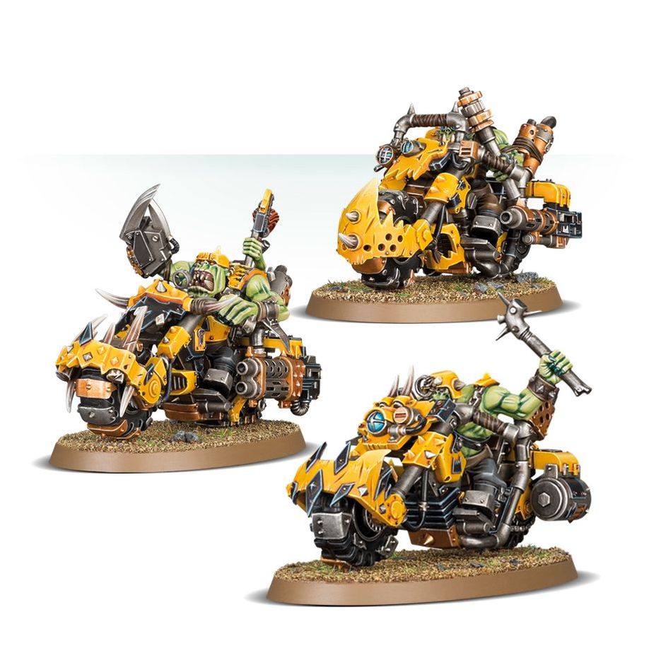 Warhammer 40k: Orks - Warbikers (50-07)