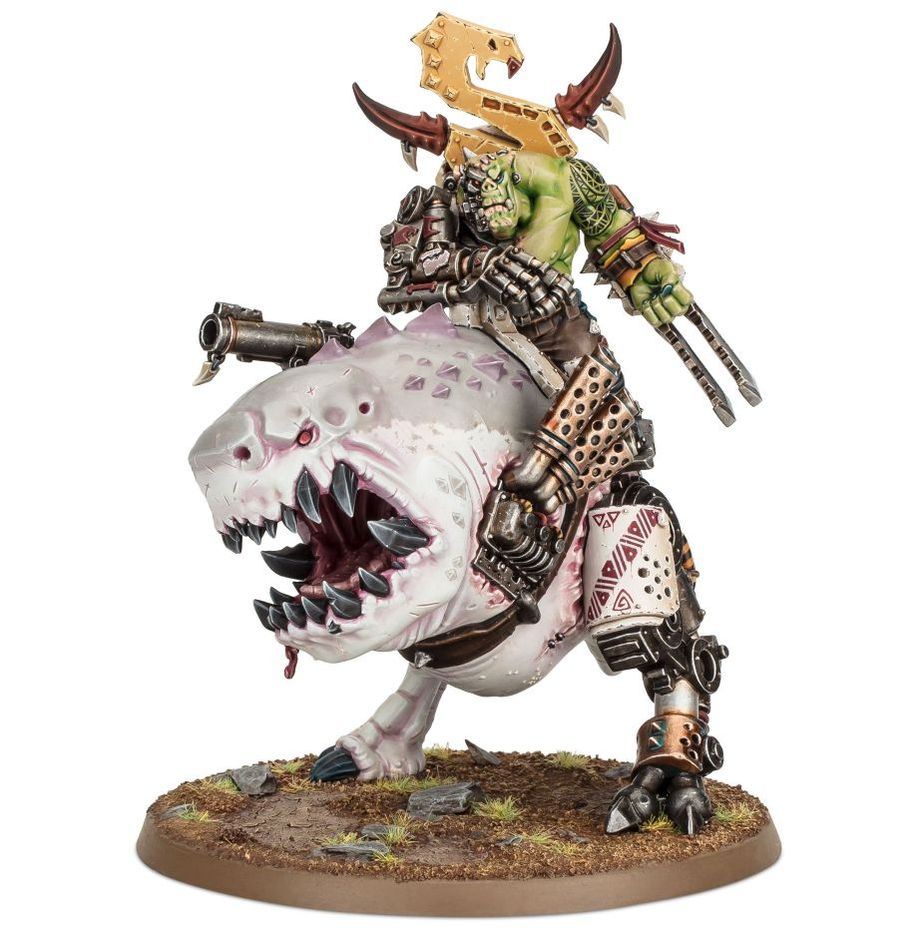 Warhammer 40k: Orks - Mozrog Skragbad (Beastboss on Squigasaur)(50-55)